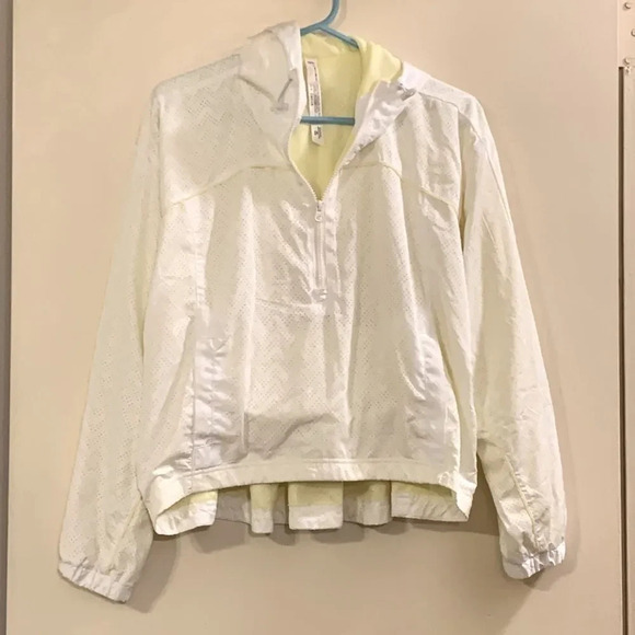 FP MOVEMENT by FREE PEOPLE NWOT Rain Runner Jacket in White - Picture 7 of 12